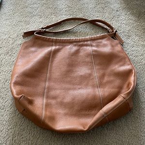 Miu Miu Brown Pebbled Leather Tote Handbag Made in Italy